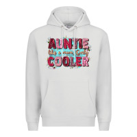 Dove Grey auntie like mom only cooler Premium Hoodie - Zillion Design Studio
