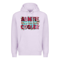 Lilac auntie like mom only cooler Premium Hoodie - Zillion Design Studio