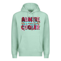 Seafoam auntie like mom only cooler Premium Hoodie - Zillion Design Studio