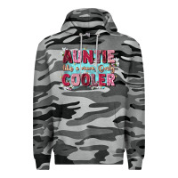 Slate Camo auntie like mom only cooler Premium Hoodie - Zillion Design Studio