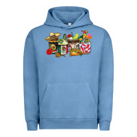 Pigment Pebble Blue mexico coffee Urban Hoodie - CTS Tumbler Store