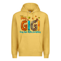 Antique Gold this gigi loves her little pumpkins Premium Hoodie - texasbilliewilder