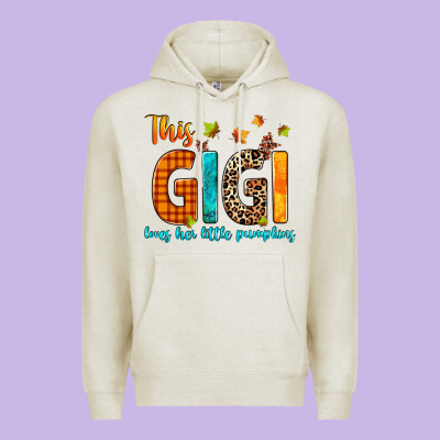 This Gigi Loves Her Little Pumpkins Premium Hoodie Designed By Texasbilliewilder
