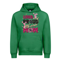 Emerald loud and proud cheer mom Urban Hoodie - Zillion Design Studio