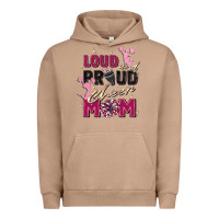 Pigment Burro loud and proud cheer mom Urban Hoodie - Zillion Design Studio