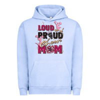 Pigment Grape Ice loud and proud cheer mom Urban Hoodie - Zillion Design Studio