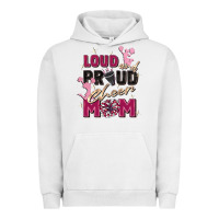 Pigment Lunar Rock loud and proud cheer mom Urban Hoodie - Zillion Design Studio