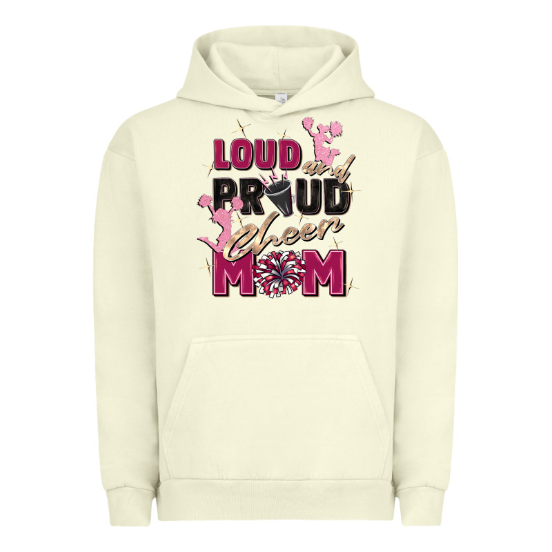Loud And Proud Cheer Mom Urban Hoodie by Zillion Design Studio | Teevron