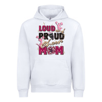 White loud and proud cheer mom Urban Hoodie - Zillion Design Studio