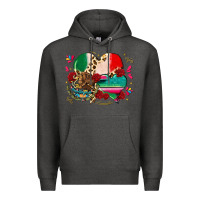 Charcoal Heather mexican hearts Premium Hoodie - CTS Tumbler Store