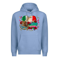 Colony Blue mexican hearts Premium Hoodie - CTS Tumbler Store
