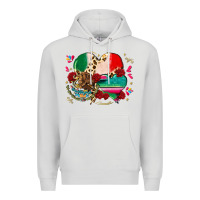 Dove Grey mexican hearts Premium Hoodie - CTS Tumbler Store