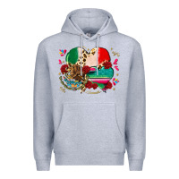 Heather Grey mexican hearts Premium Hoodie - CTS Tumbler Store