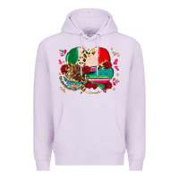 Lilac mexican hearts Premium Hoodie - CTS Tumbler Store