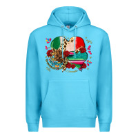 Ocean Blue mexican hearts Premium Hoodie - CTS Tumbler Store