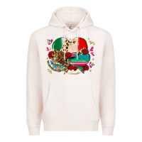 Pale Pink mexican hearts Premium Hoodie - CTS Tumbler Store