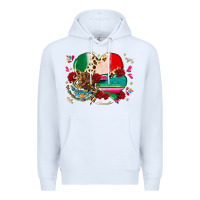 White mexican hearts Premium Hoodie - CTS Tumbler Store