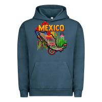 Pigment Midnight Navy mexico map Urban Hoodie - CTS Tumbler Store