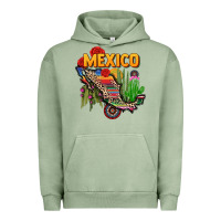 Pigment Oil Green mexico map Urban Hoodie - CTS Tumbler Store