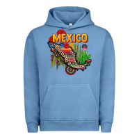 Pigment Pebble Blue mexico map Urban Hoodie - CTS Tumbler Store