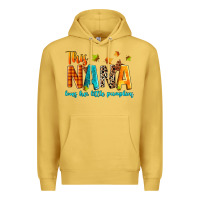 Antique Gold this nana loves her little pumpkins Premium Hoodie - texasbilliewilder