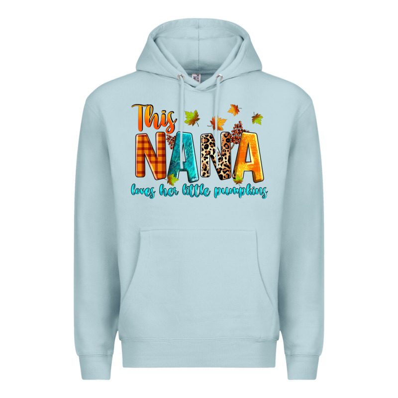 This Nana Loves Her Little Pumpkins Premium Hoodie by texasbilliewilder | Teevron