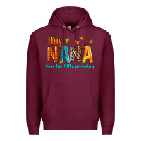 Burgundy this nana loves her little pumpkins Premium Hoodie - texasbilliewilder