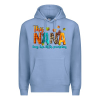 Colony Blue this nana loves her little pumpkins Premium Hoodie - texasbilliewilder