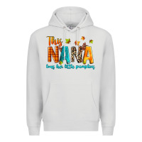 Dove Grey this nana loves her little pumpkins Premium Hoodie - texasbilliewilder