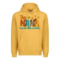 Mustard this nana loves her little pumpkins Premium Hoodie - texasbilliewilder