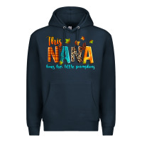 Navy this nana loves her little pumpkins Premium Hoodie - texasbilliewilder
