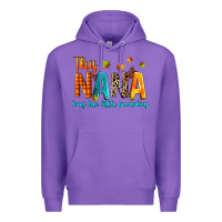 Purple this nana loves her little pumpkins Premium Hoodie - texasbilliewilder