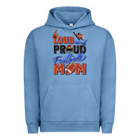 Loud And Proud Football Mom Urban Hoodie | Teevron