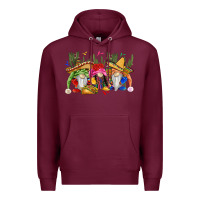 Burgundy mexican gnomes Premium Hoodie - CTS Tumbler Store