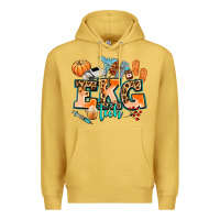 Antique Gold ekg tech fall Premium Hoodie - AdoDesignShop