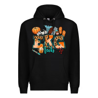 Black ekg tech fall Premium Hoodie - AdoDesignShop