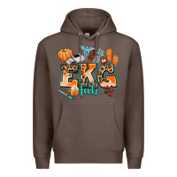 Coffee ekg tech fall Premium Hoodie - AdoDesignShop