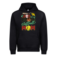 Black loud and proud softball mom Urban Hoodie - Zillion Design Studio