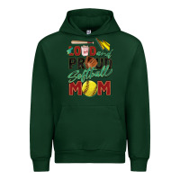 Forest Green loud and proud softball mom Urban Hoodie - Zillion Design Studio