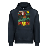 Navy loud and proud softball mom Urban Hoodie - Zillion Design Studio