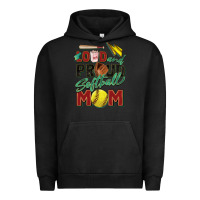 Pigment Black loud and proud softball mom Urban Hoodie - Zillion Design Studio