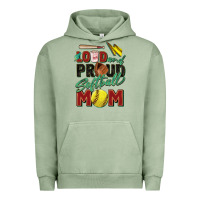 Pigment Oil Green loud and proud softball mom Urban Hoodie - Zillion Design Studio