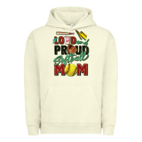 Pigment Pistachio loud and proud softball mom Urban Hoodie - Zillion Design Studio