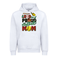White loud and proud softball mom Urban Hoodie - Zillion Design Studio