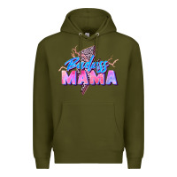 Army Green badass mama Premium Hoodie - Zillion Design Studio