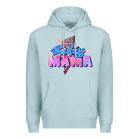 Blue Mist badass mama Premium Hoodie - Zillion Design Studio