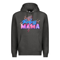 Charcoal Heather badass mama Premium Hoodie - Zillion Design Studio