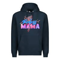 Navy badass mama Premium Hoodie - Zillion Design Studio