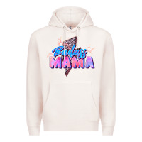 Pale Pink badass mama Premium Hoodie - Zillion Design Studio