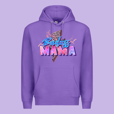 Badass Mama Premium Hoodie Designed By Zillion Design Studio